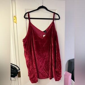Torrid Ruby Velvet Camisole